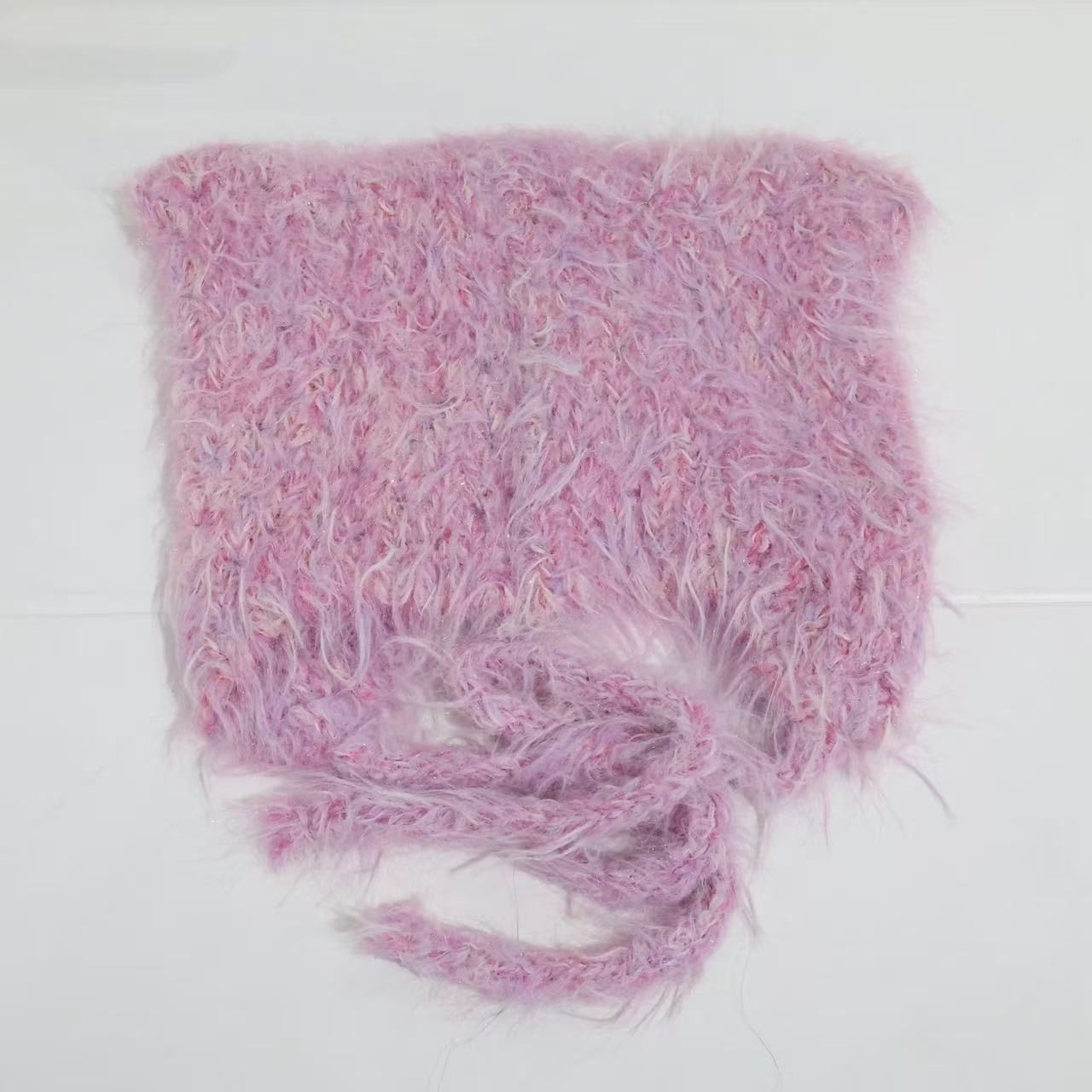 D2410(5color) - 細閃貓耳毛毛帽