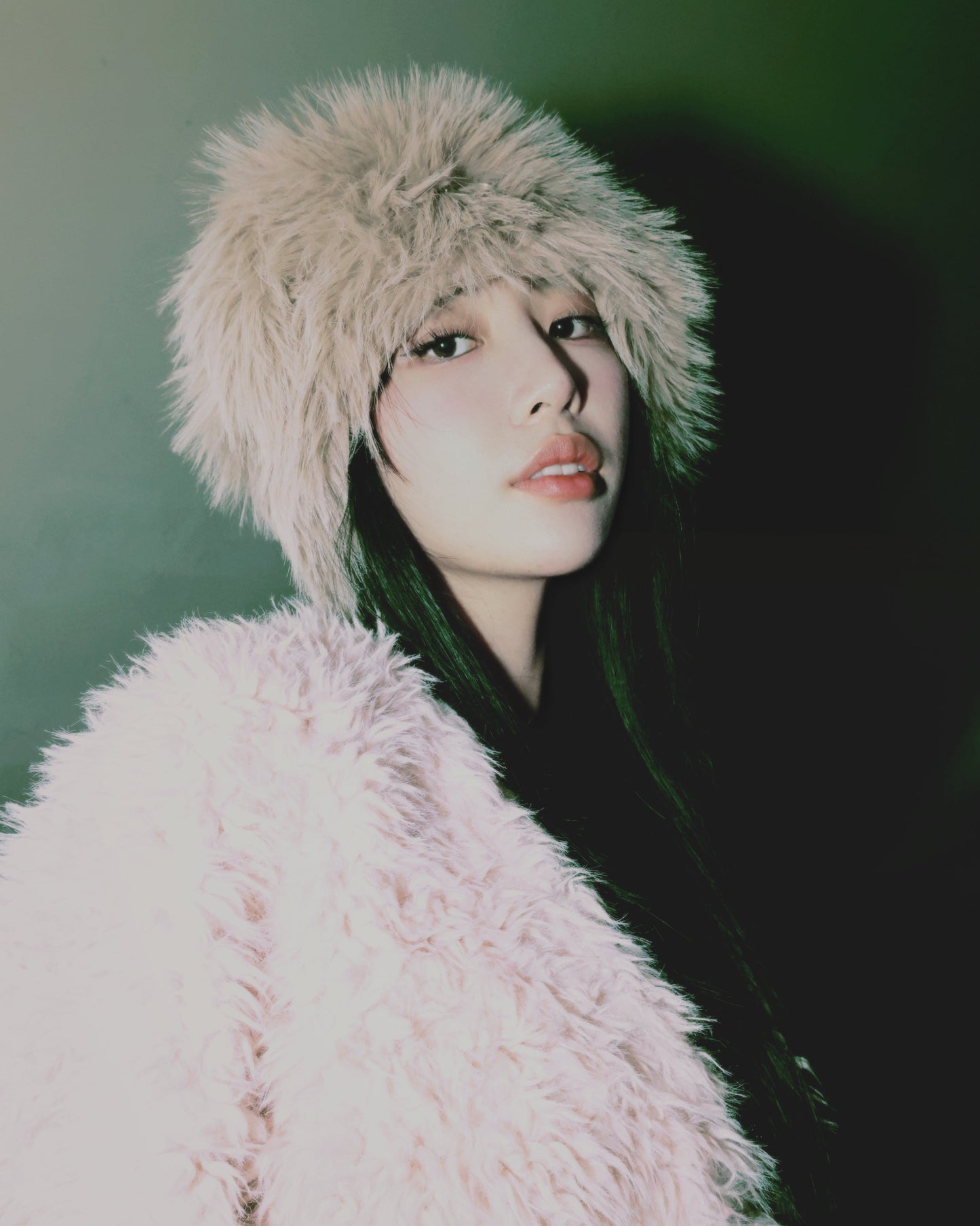 25043(4color) - 卡其"大頭圍"4色 I 長絨毛毛漁夫帽