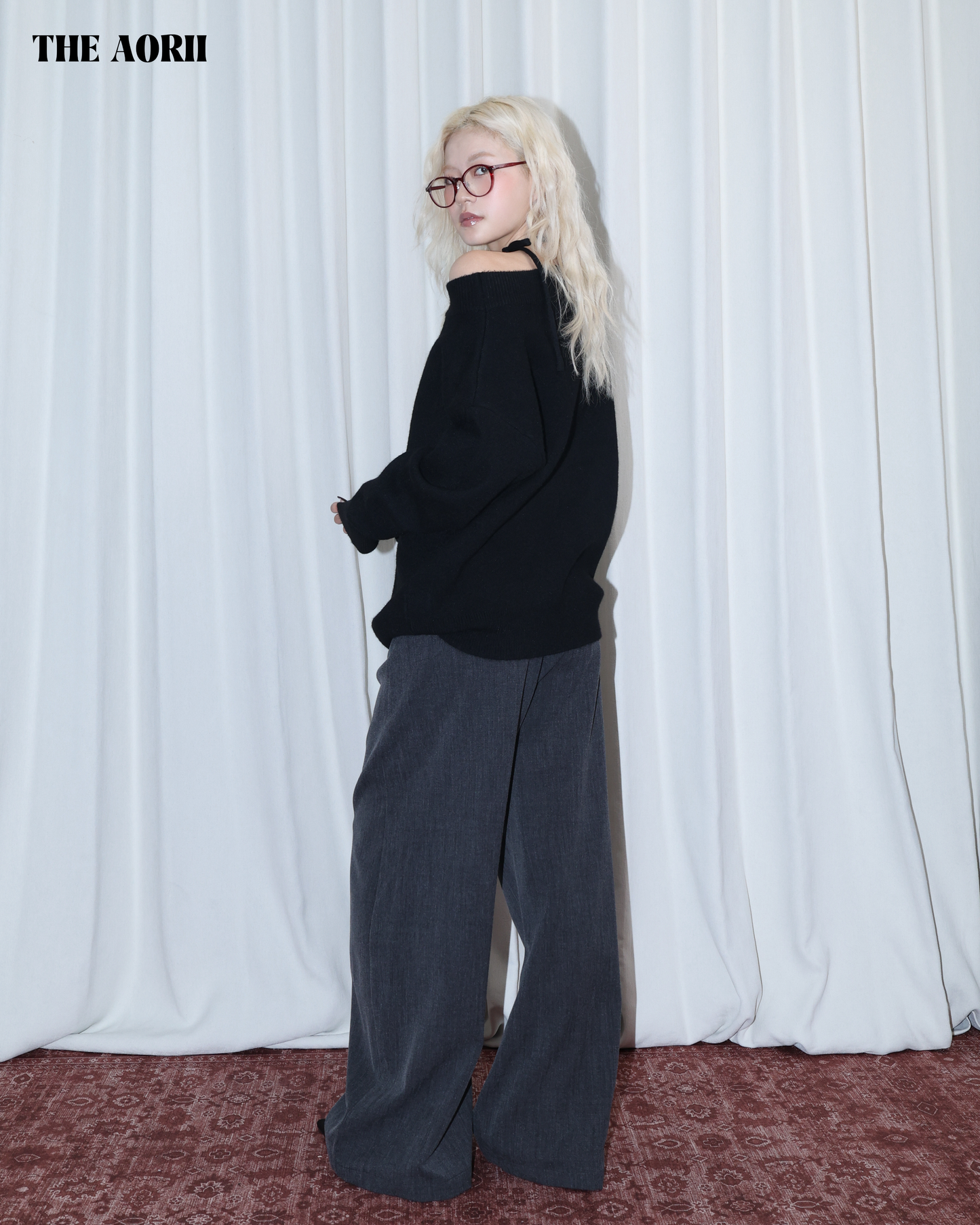 26027 - 落地彎刀西裝褲