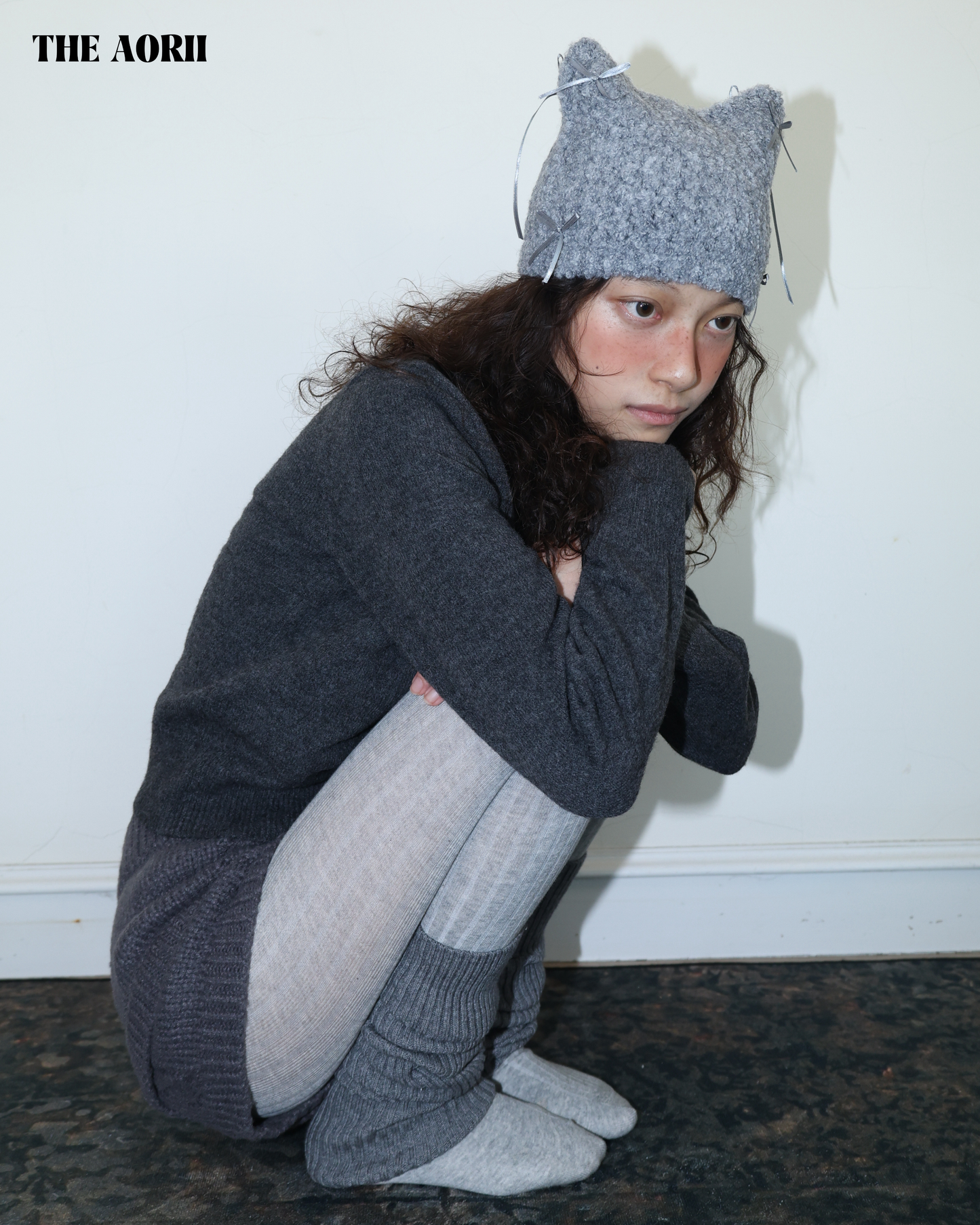 25276 - 8%羊毛小高領排扣針織上衣