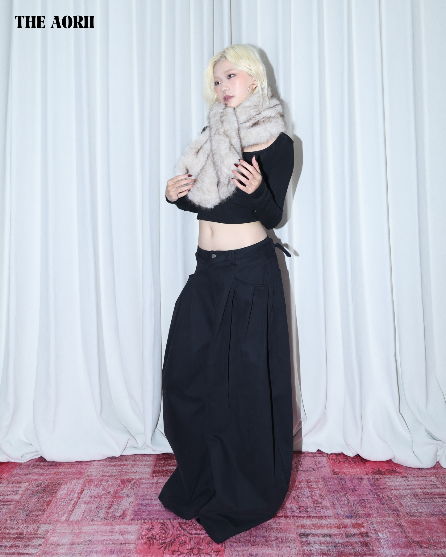 KR25002 - "正韓"環保皮草圍巾