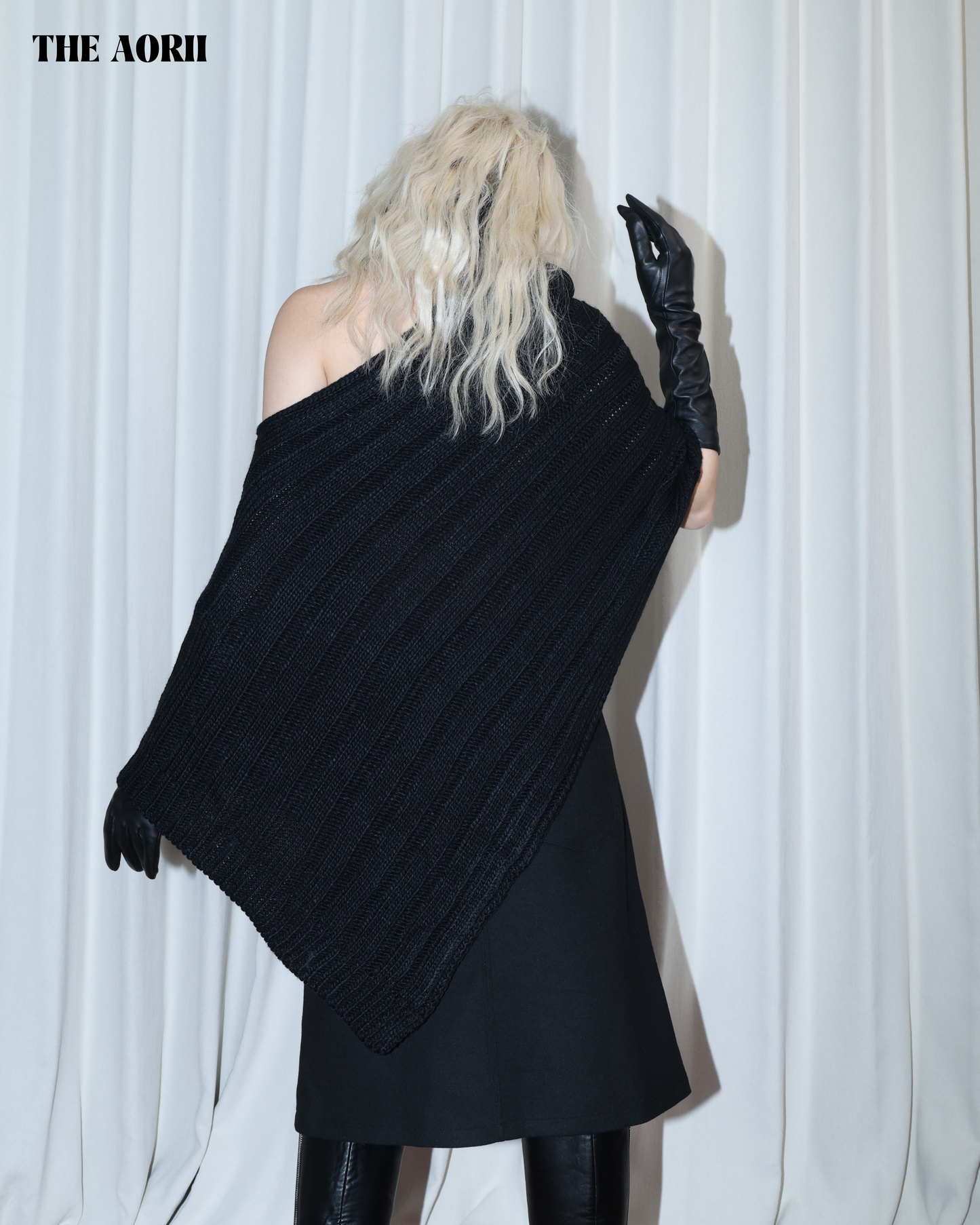 26011 - 針織圍脖披肩