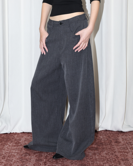 26069 - 彎刀西裝褲