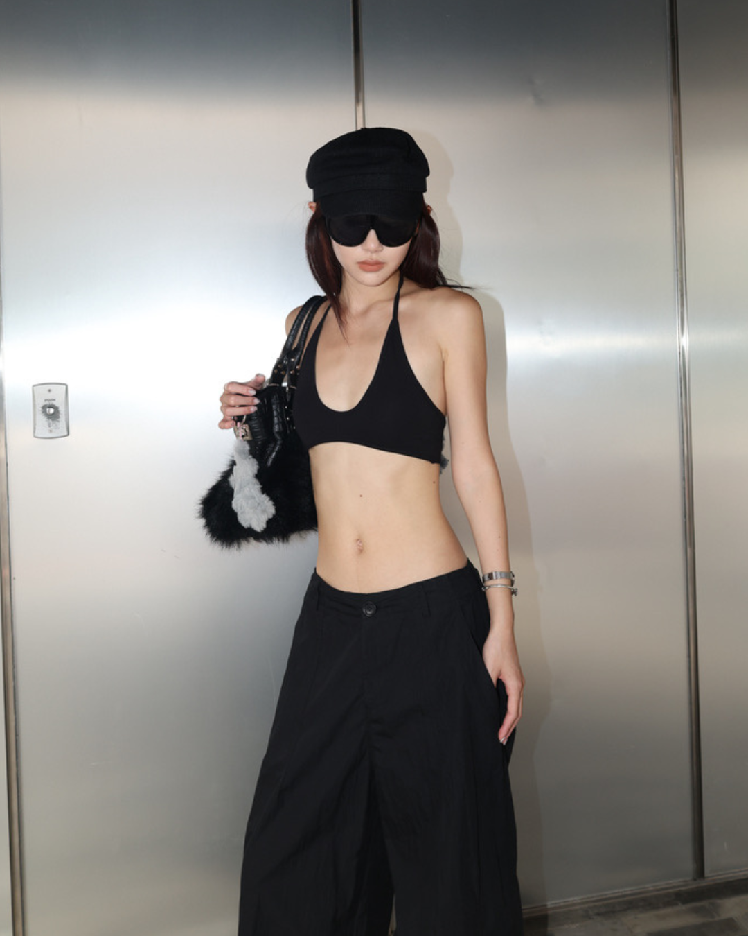 26118 - U領綁帶露背Bra Top