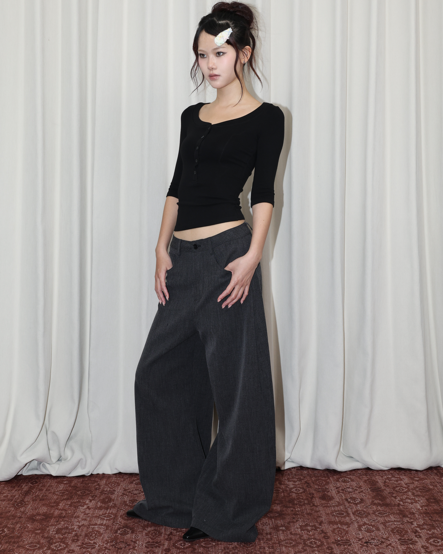 26069 - 彎刀西裝褲