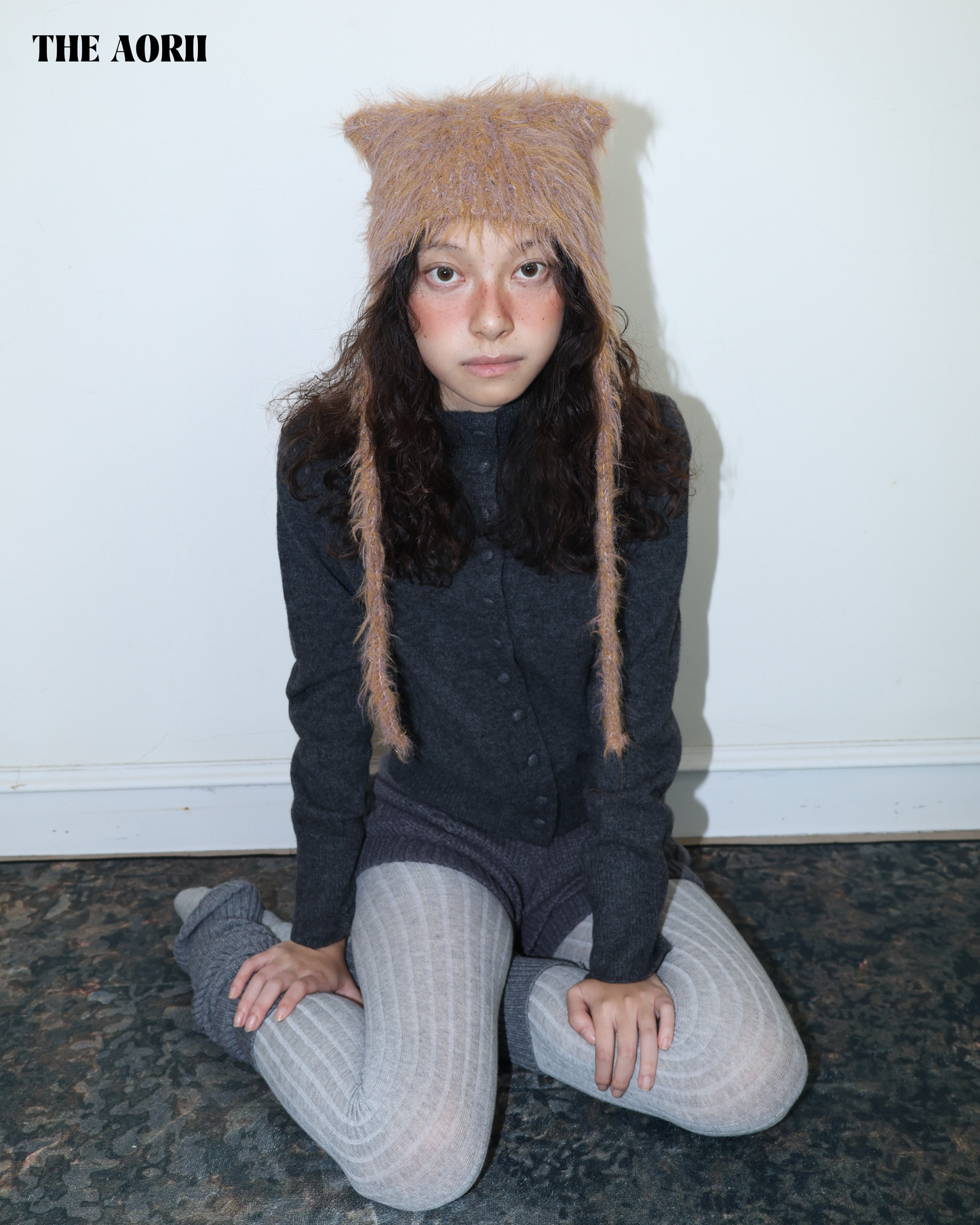 25276 - 8%羊毛小高領排扣針織上衣