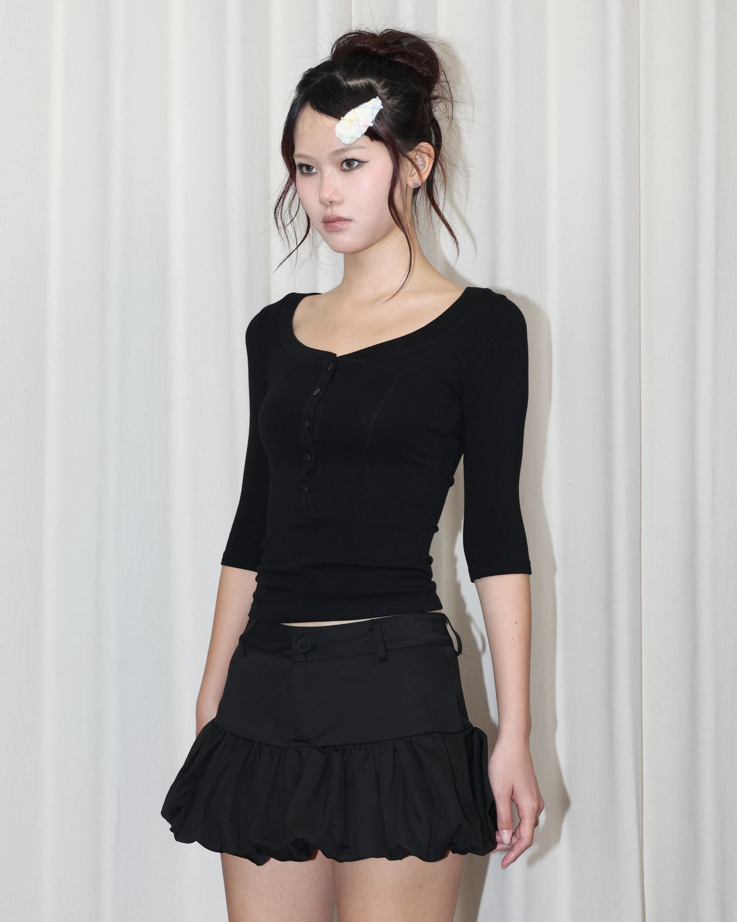 26068-花苞短裙(內有安全褲)