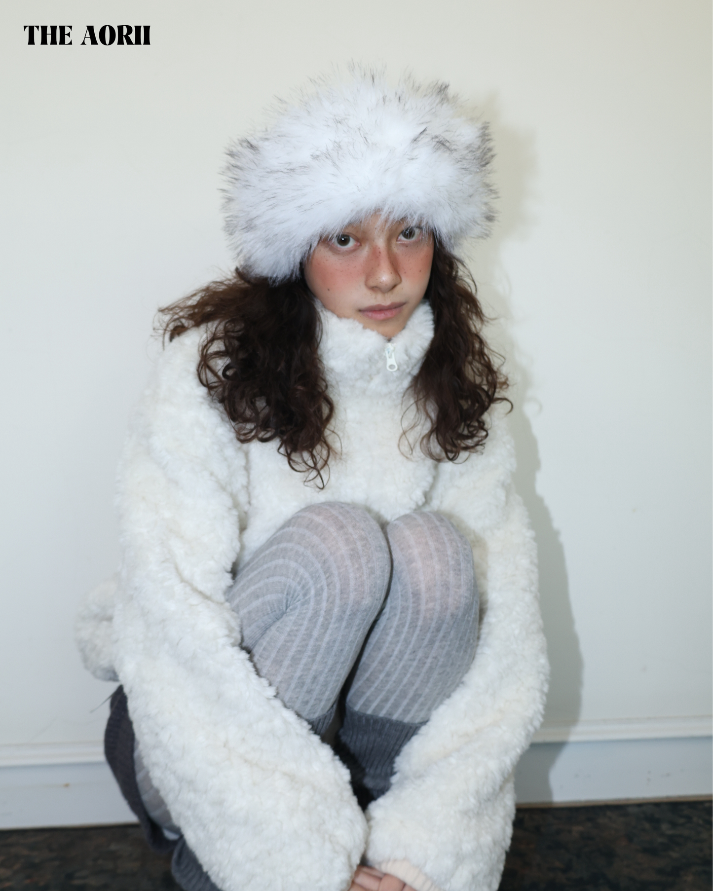 25272(5color) - 白 毛毛蒙古髮帶