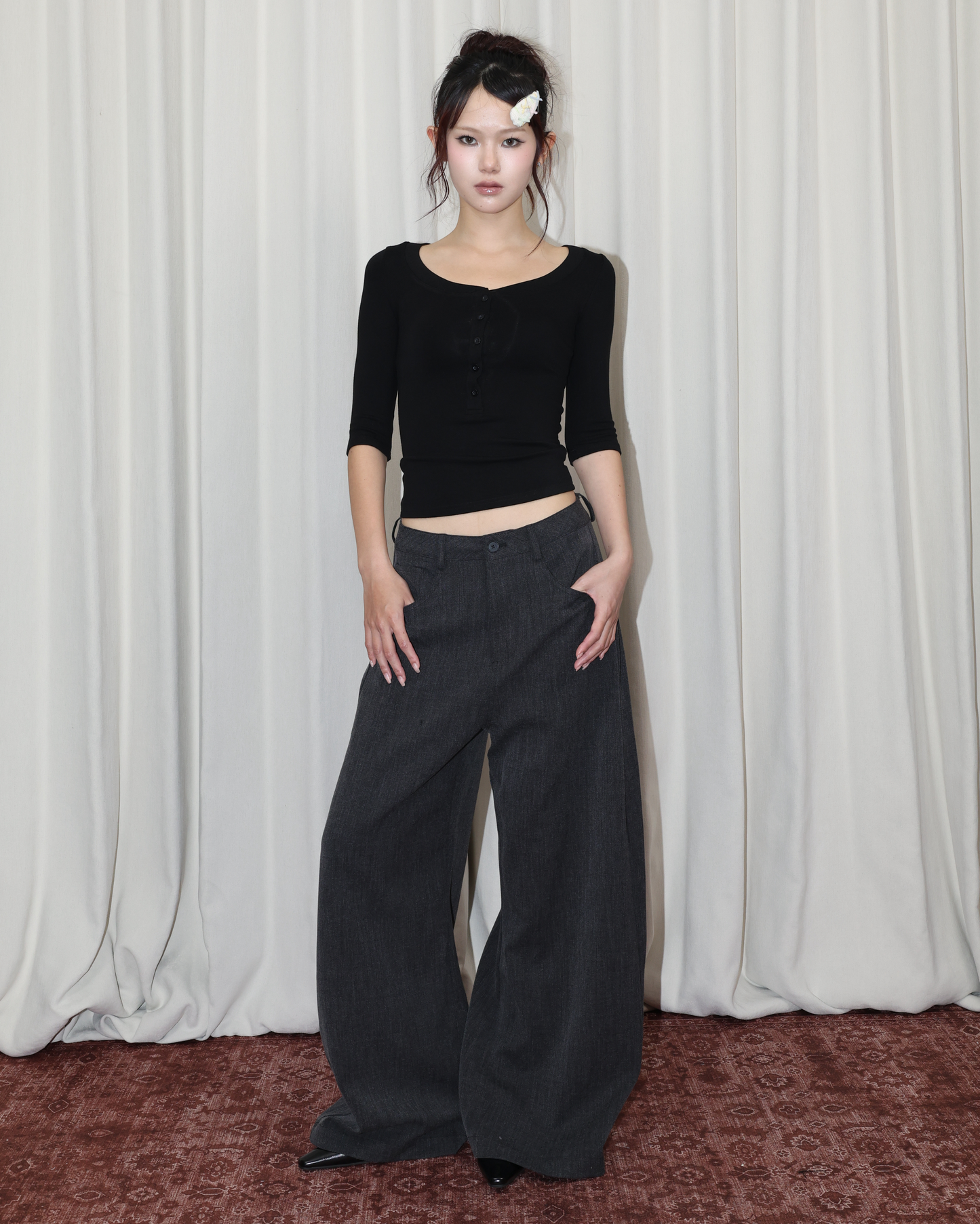 26069 - 彎刀西裝褲