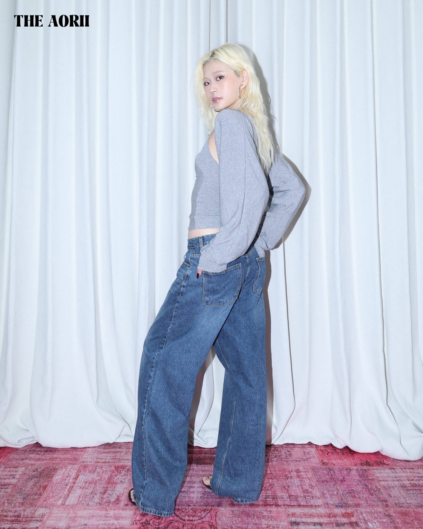 25287 -  繞脖背心＋罩衫 兩件套