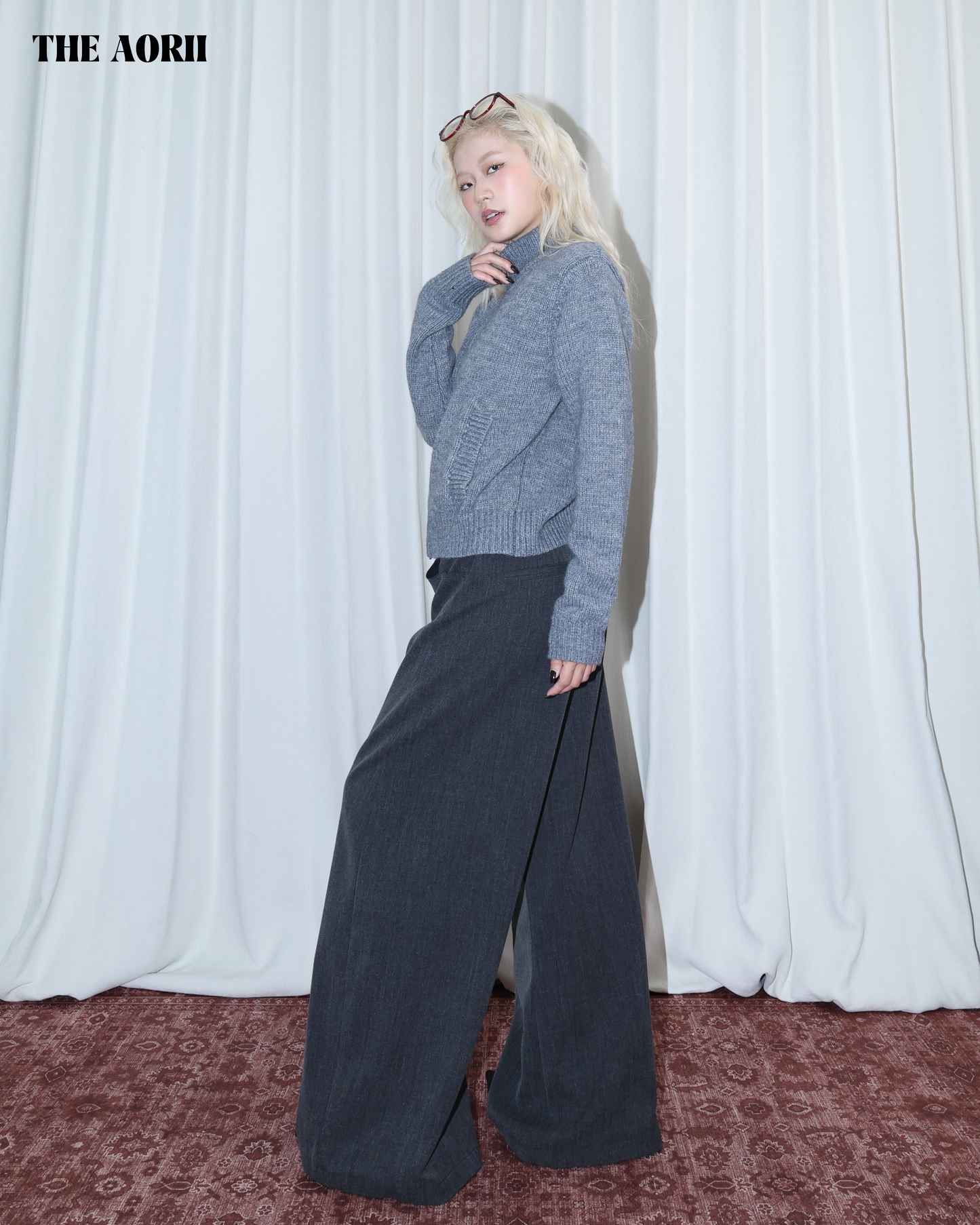 26027 - 落地彎刀西裝褲