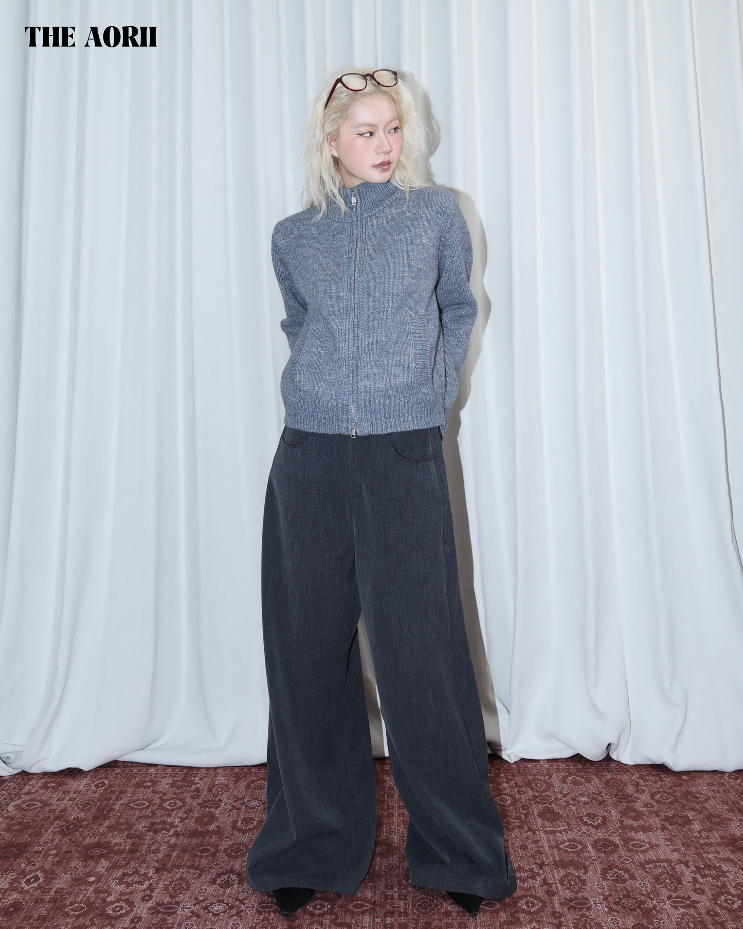 26027 - 落地彎刀西裝褲