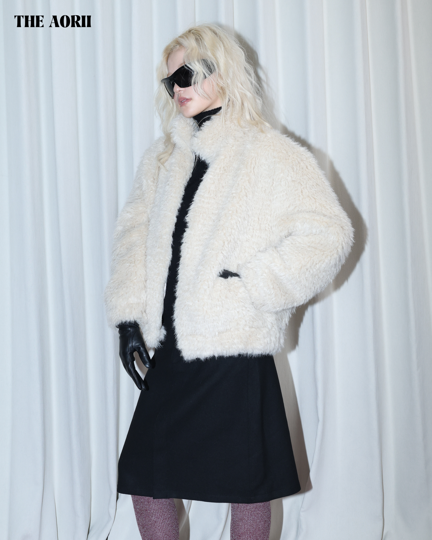 26013 - 立領羊羔毛外套