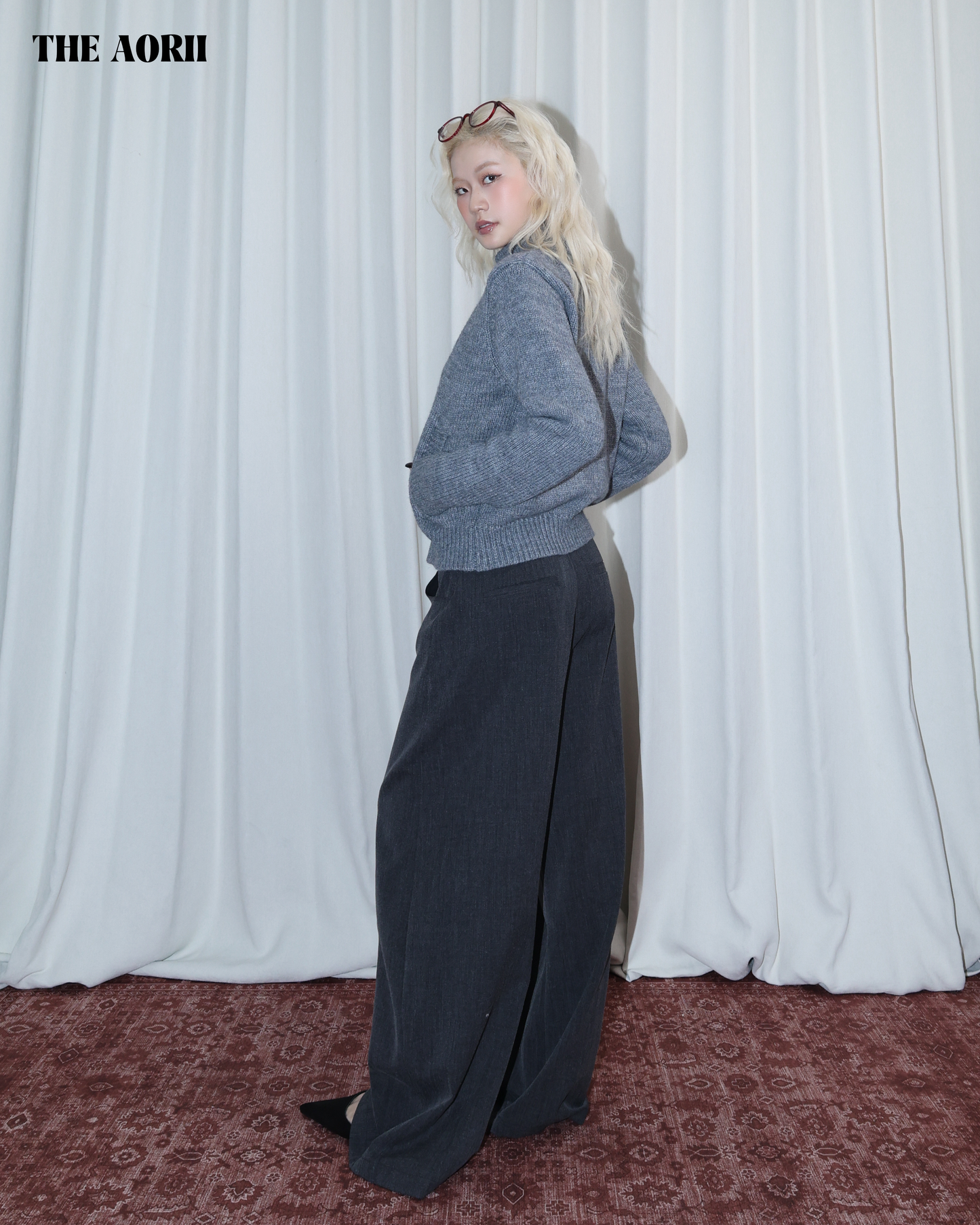 26027 - 落地彎刀西裝褲