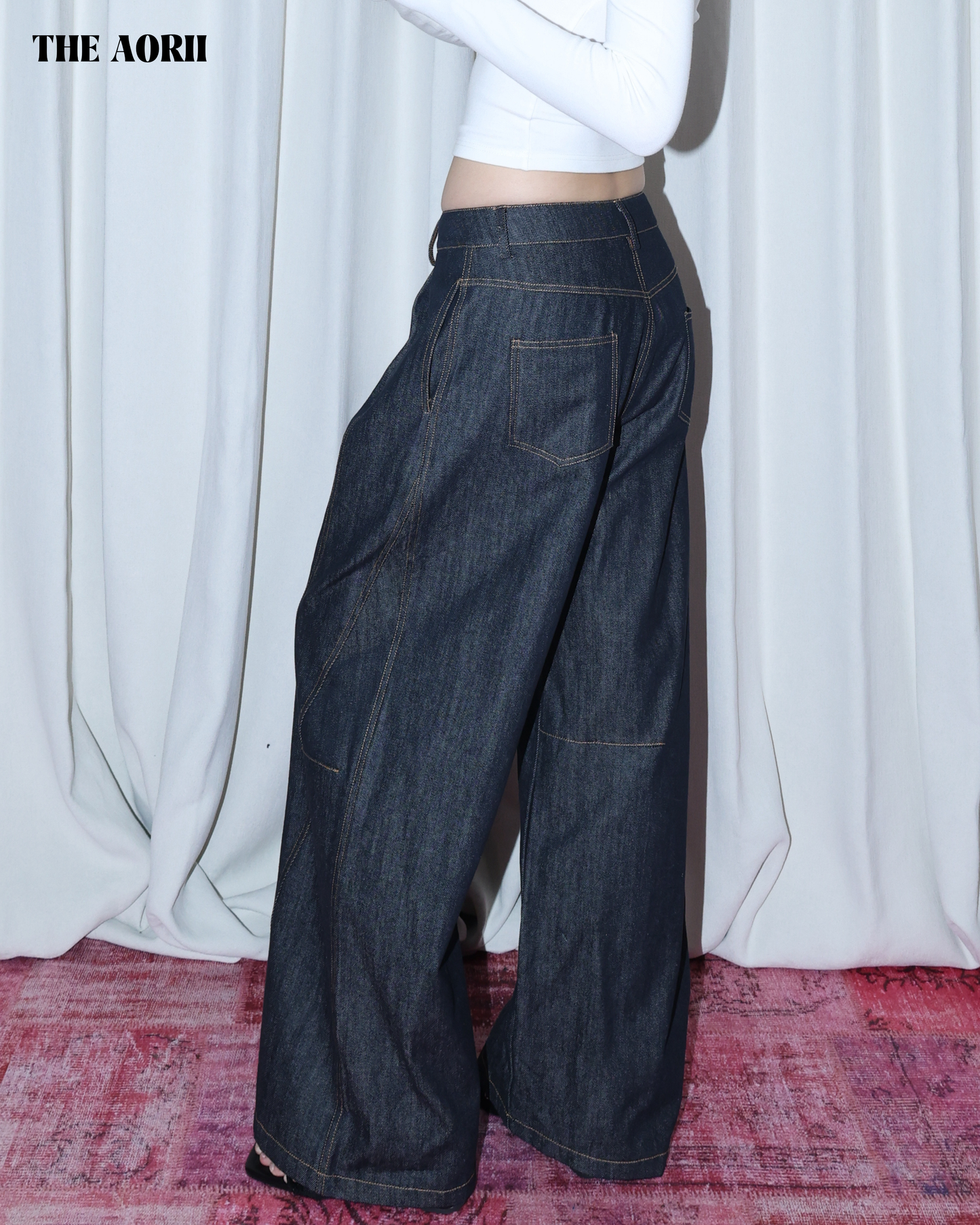 25252 -  原牛彎刀牛仔褲